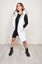 RISING WOMEN’S QUILT HOODED LONG JACKET - WHITE